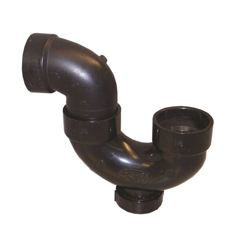 Genova 103201ASBC 800 Series P-Trap with Cleanout, 1-1/2 Inch