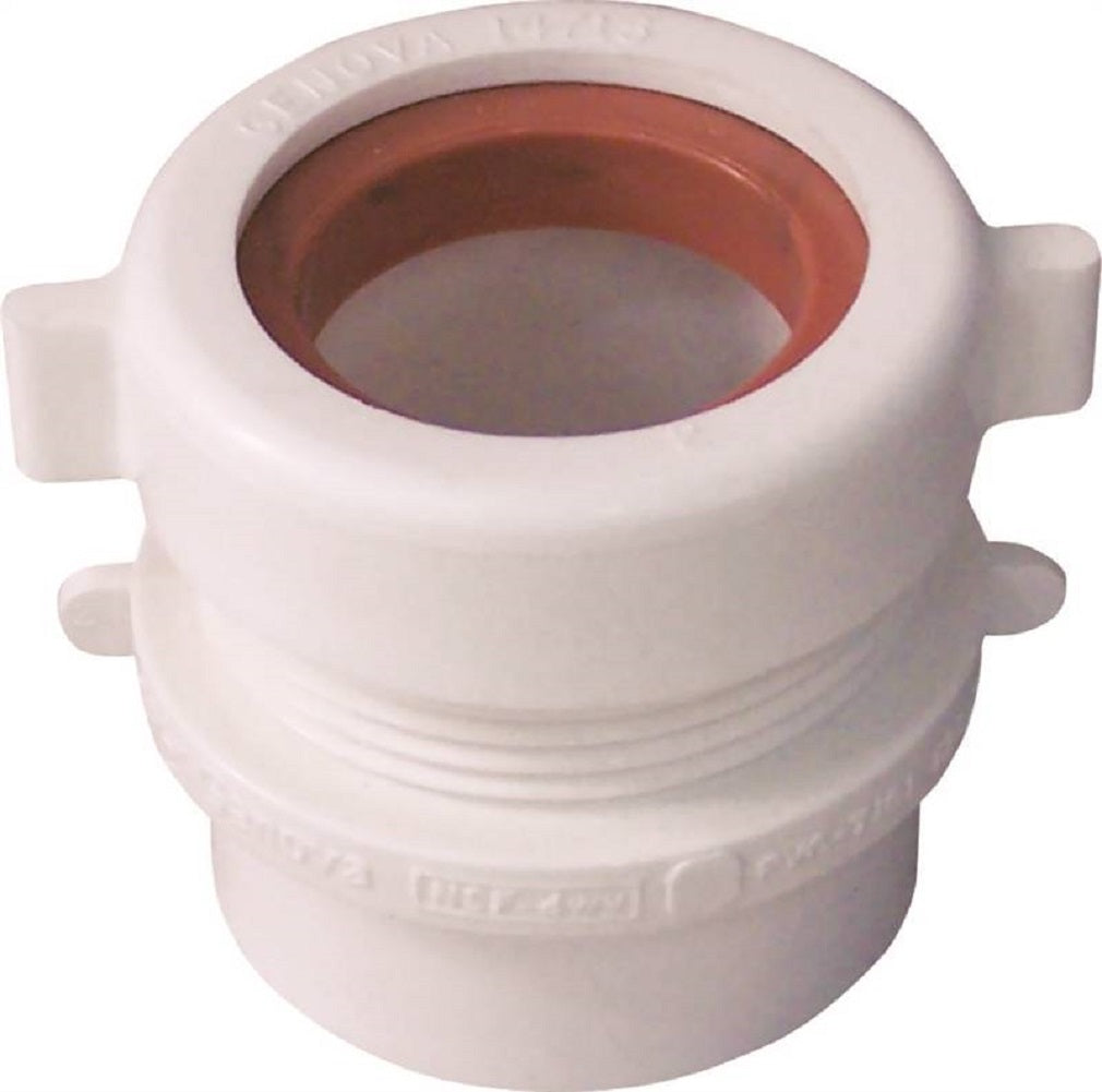 Genova 192858A/193211Y Trap Adapter, PVC, White