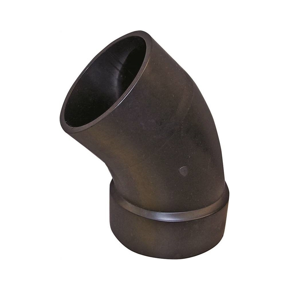 Genova 102403BC 45 Degree Steet Elbow, ABS Construction, 3 in