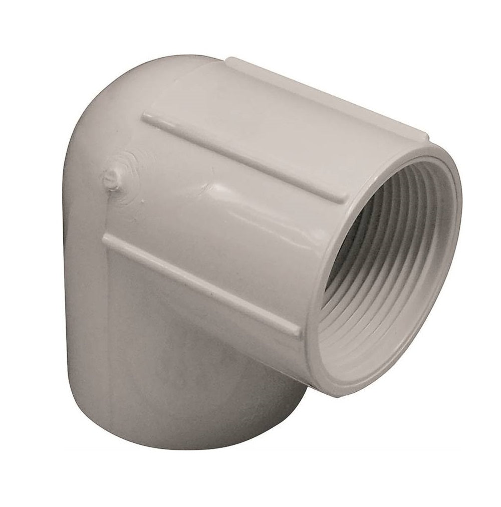 Genova 407015BC 300 Series 90 Degree Pipe Elbow, White, 1-1/2 in