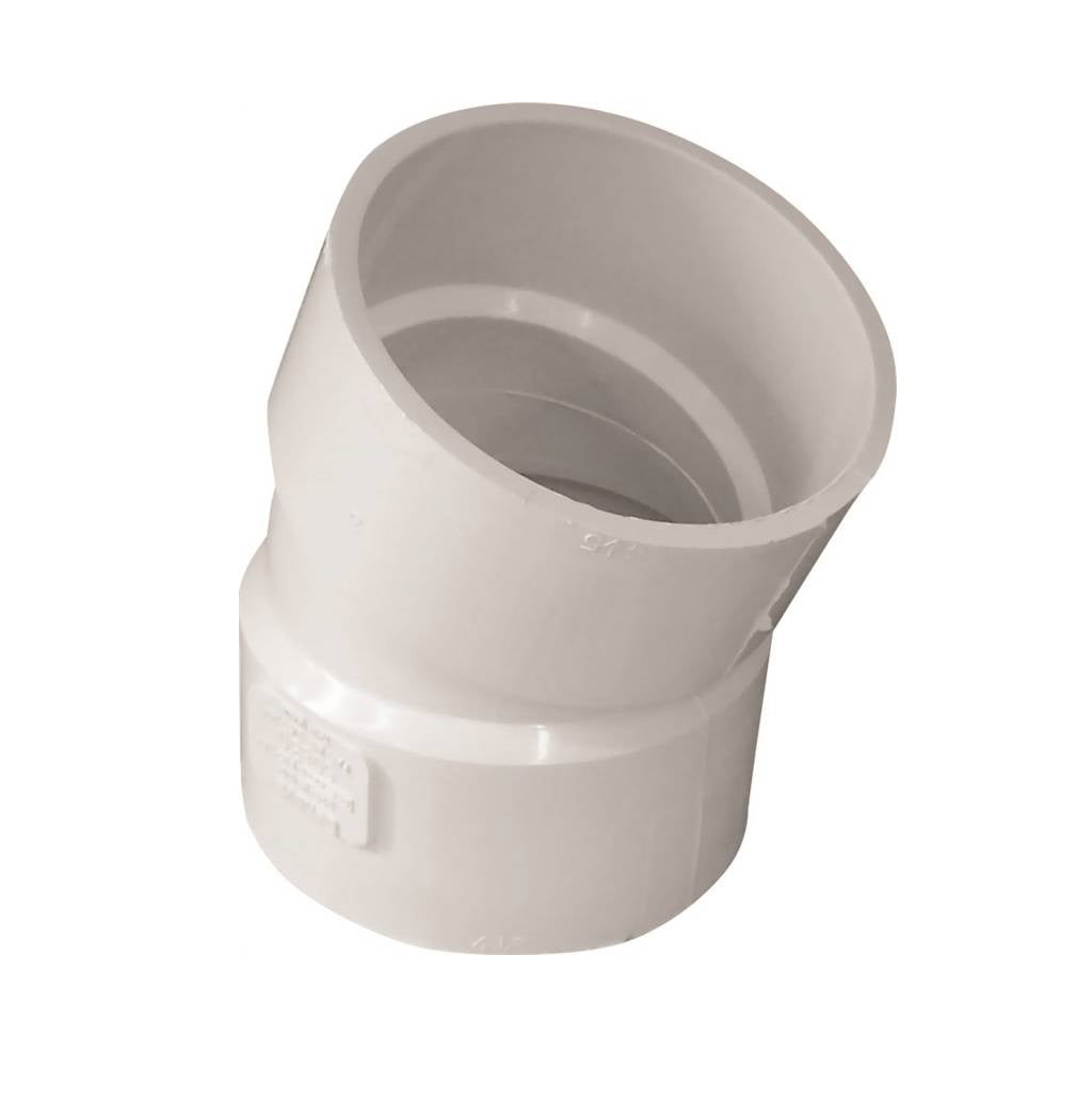 Genova 414204BC 400 Series 22.5 Degree Pipe Elbow, 4 in