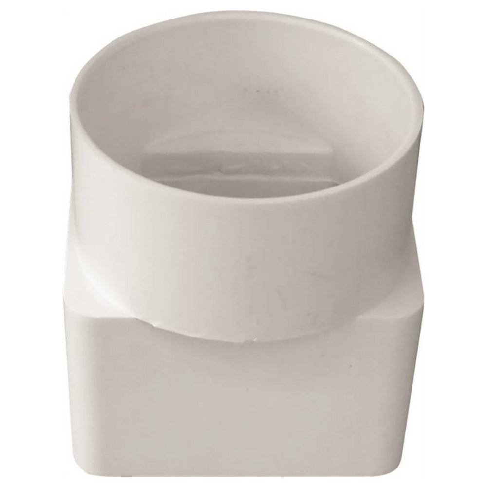 Genova 414431BC 400 Series Downspout Adapter, White