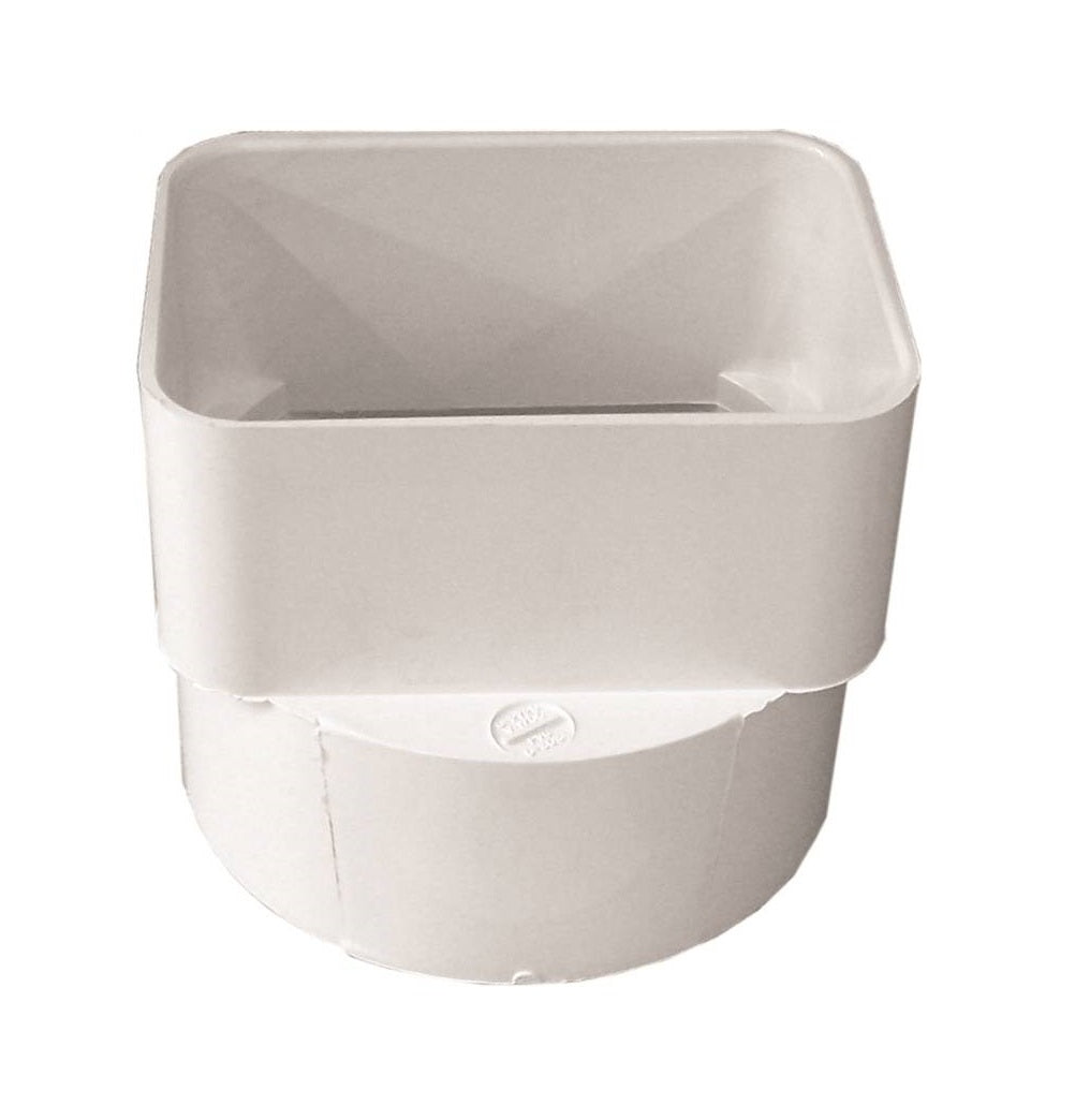 Genova 414434BC 400 Series Downspout Adapter, 3 in x 4 in x 4 in