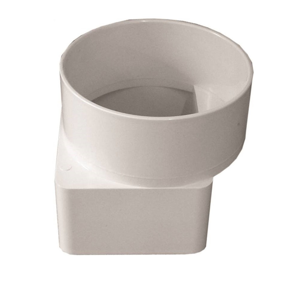 Genova 414463BC 400 Series Offset Downspout Adapter, 3 in x 4 in x 4 in