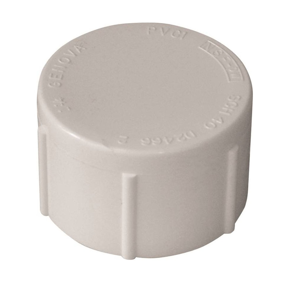 Lasco 448015BC  Pipe Cap, White, 1-1/2 in