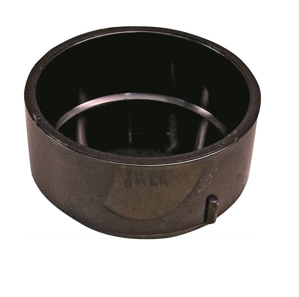 Genova 103082BC 800 Series Pipe Cap, Black, 2 in
