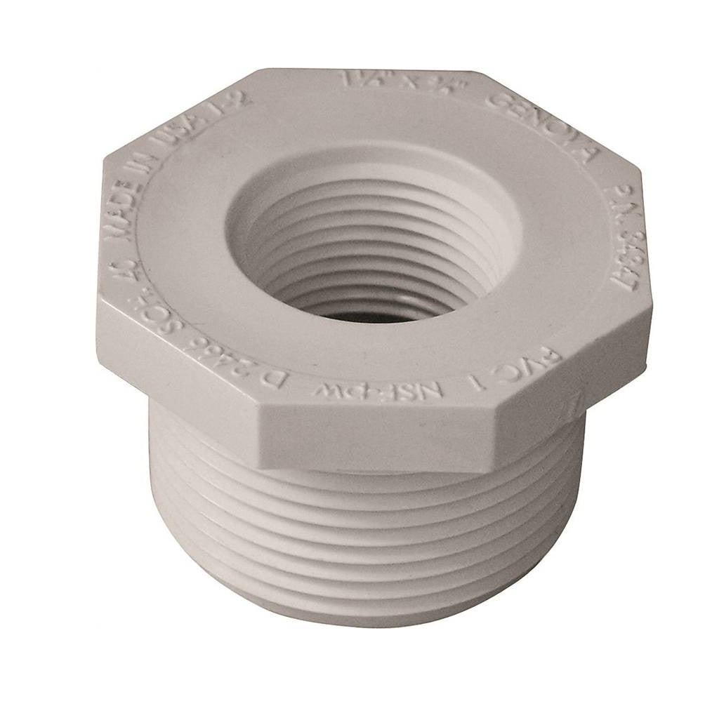 Genova 439167BC 300 Series Pipe Reducing Bushing, 1-1/4 in x 3/4 in
