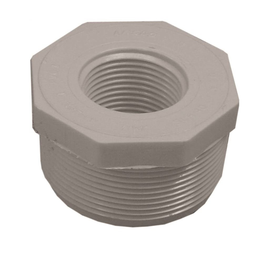 Genova 439249BC 300 Series Pipe Reducing Bushing, White, 2 in X 1 in