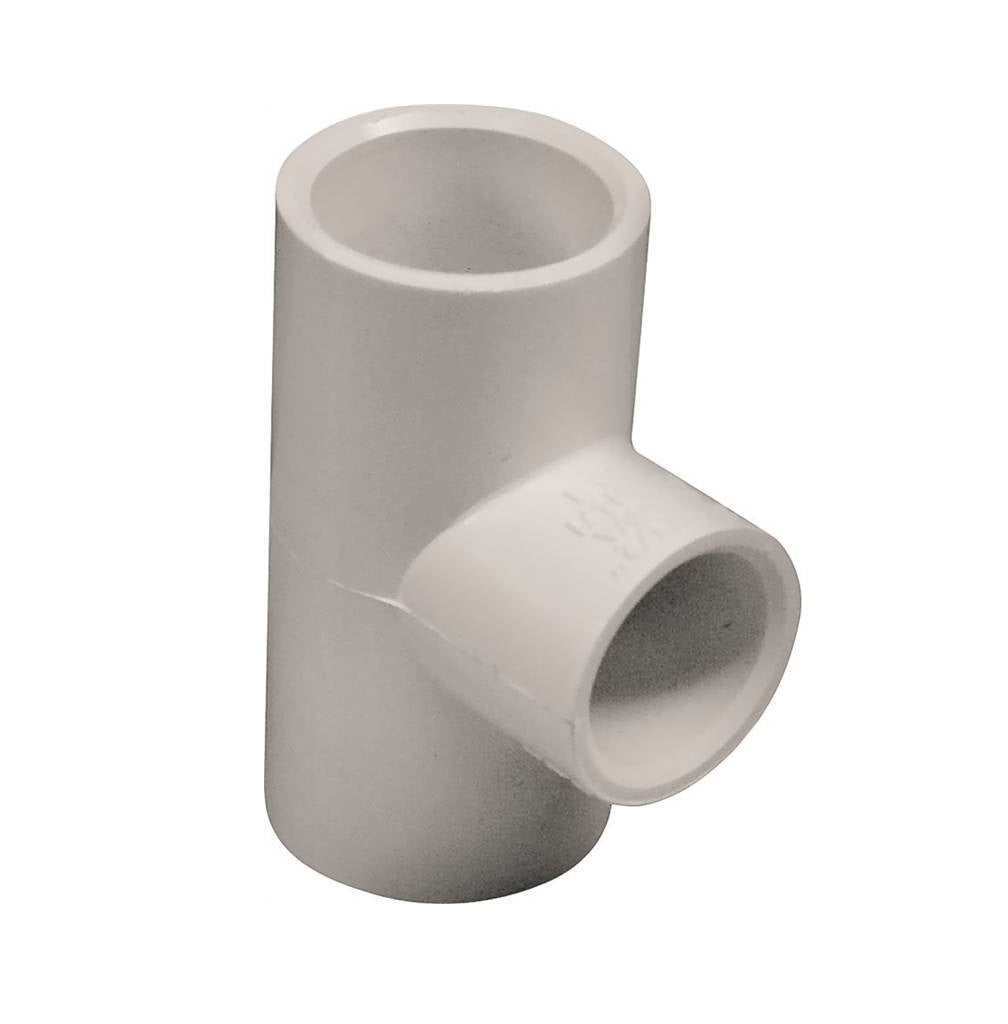 Lasco 401101BC 300 Series Pipe Reducing Tee, 3/4 Inch x 1/2 Inch