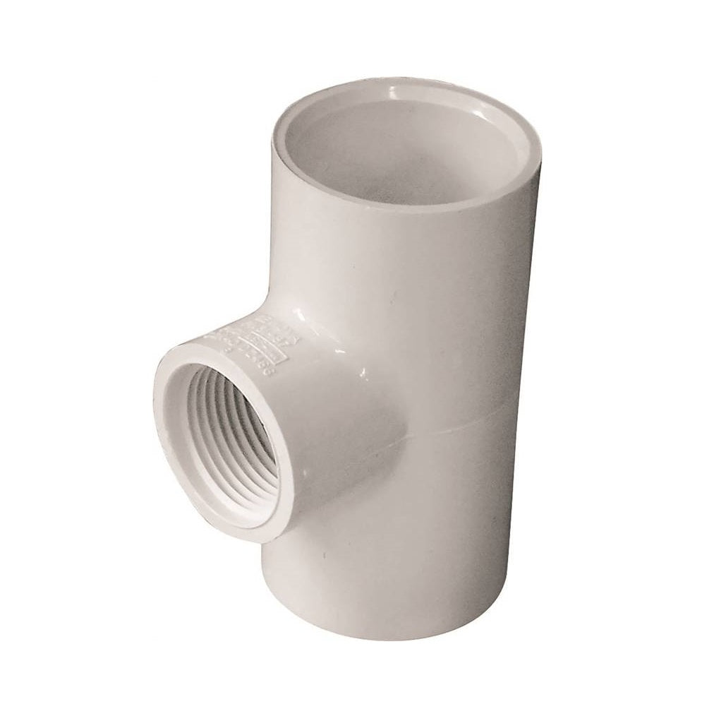 Genova 402131BC 300 Series Pipe Reducing Tee, 1 in x 3/4 in