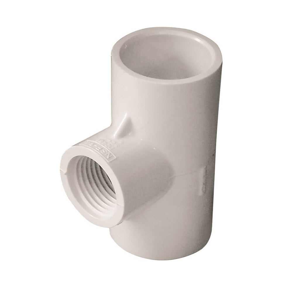Genova 402101BC 300 Series Pipe Reducing Tee, 3/4 in x 3/4 in x 1/2 in