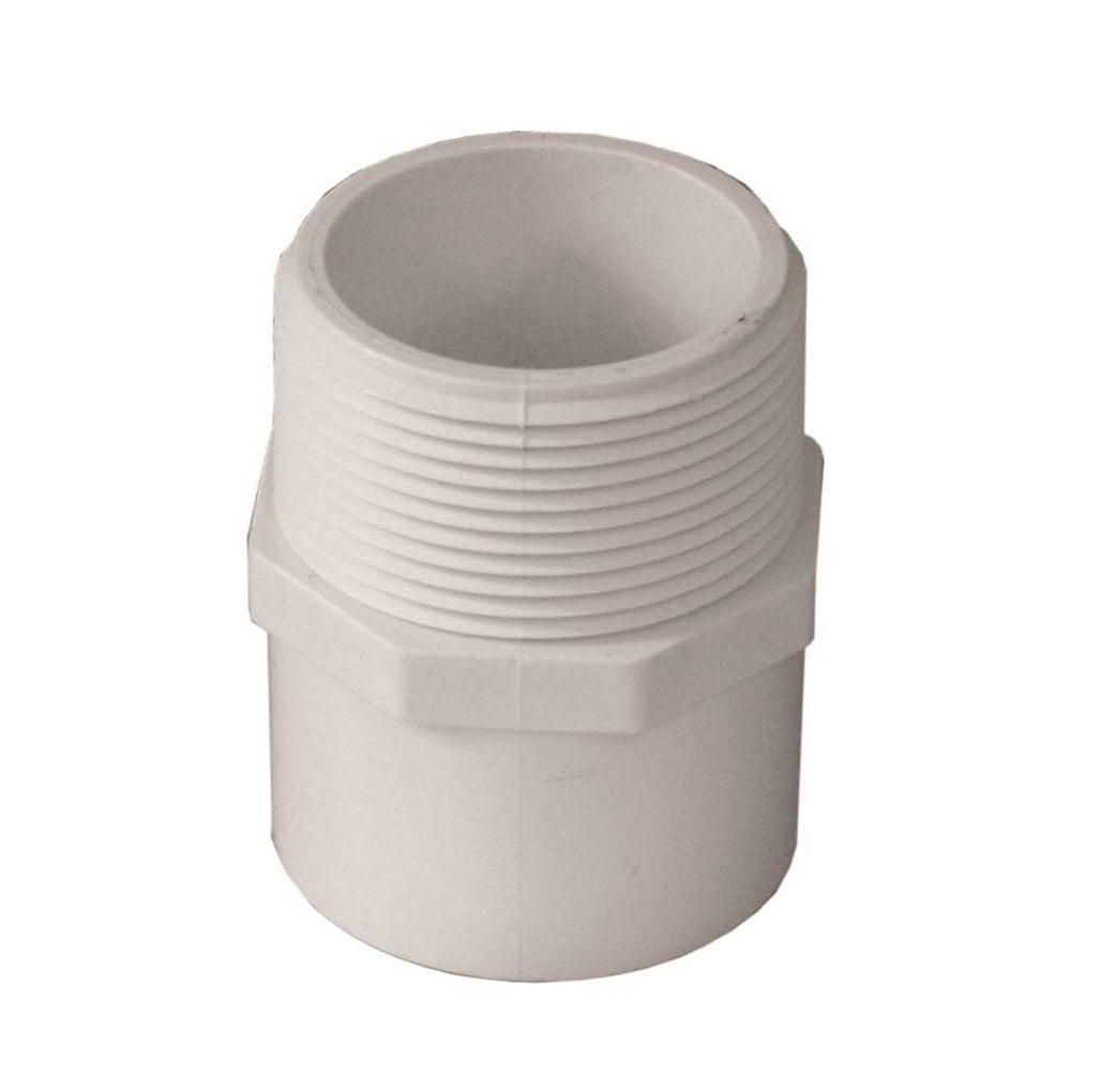 Genova 436169BC 300 Series Reducing Adapter, White, 1-1/4 Inch x 1-1/2 Inch