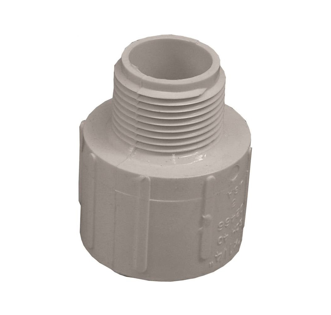 Genova 436132BC 300 Series Reducing Adapter, White, 1-1/4 in x 1 in