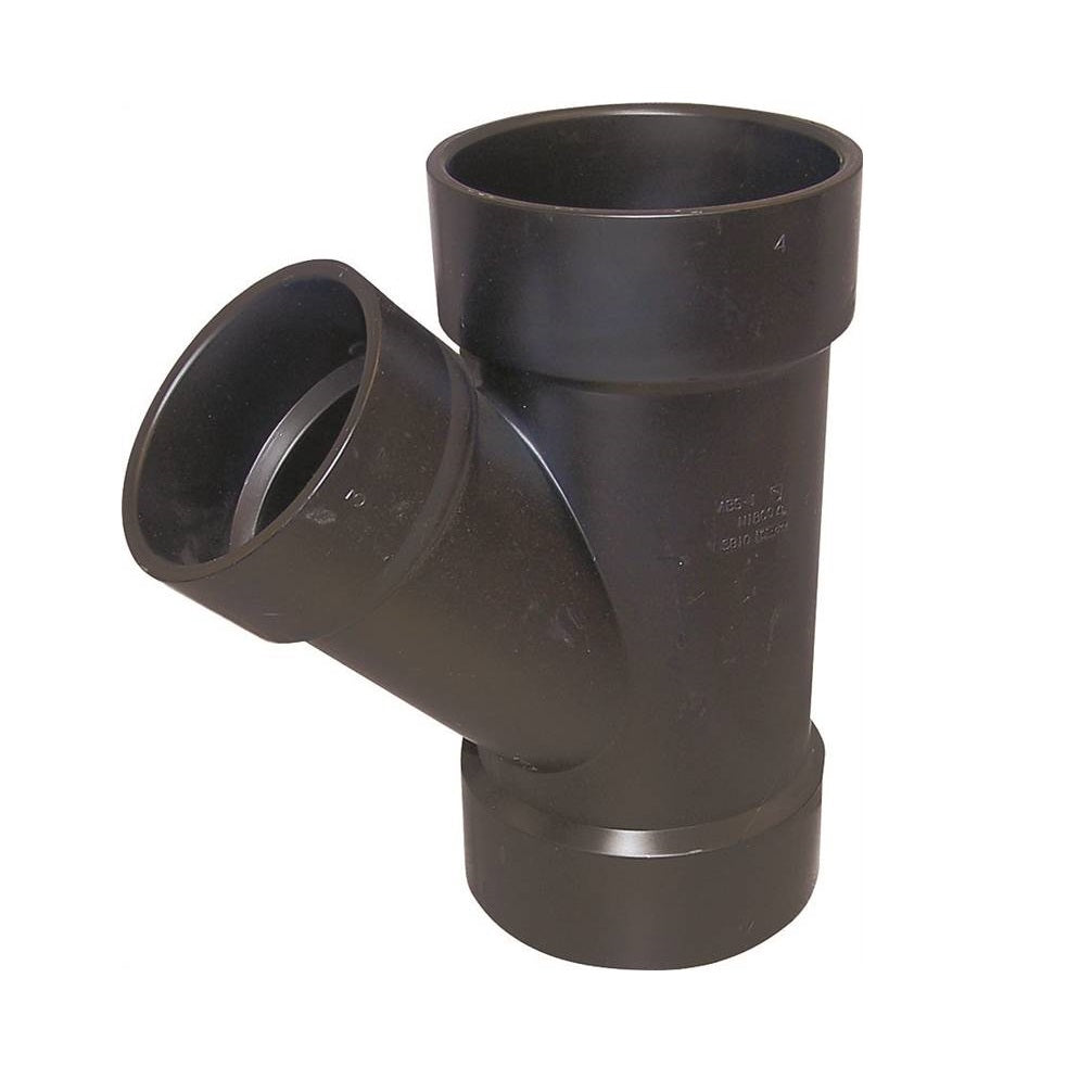 Genova 102327LBC Pipe Reducing Wye, 4 Inch x 4 Inch x 3 Inch