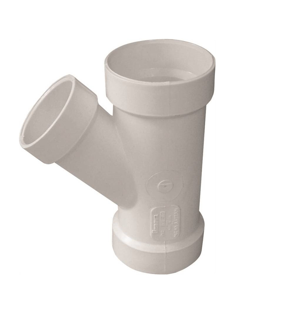 Genova 192327L Pipe Wye, 4" x 4" x 3"