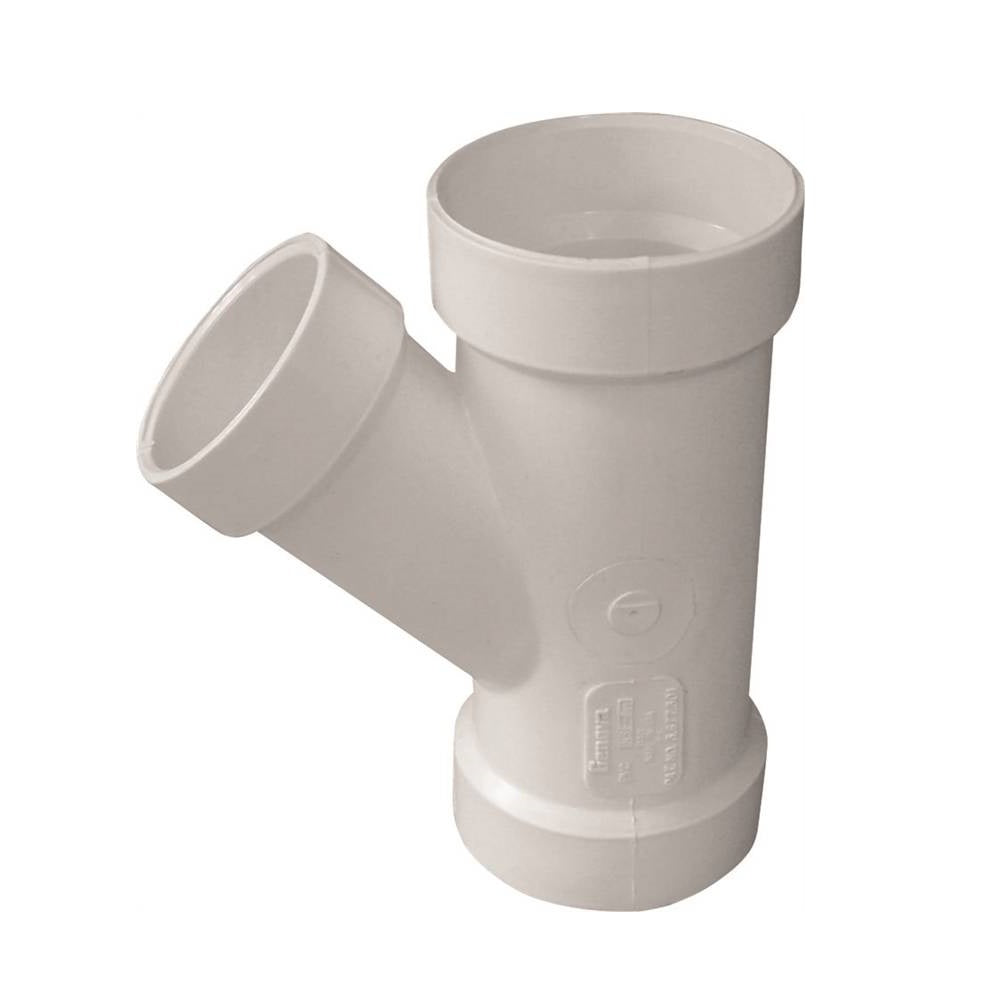 Genova 192331L Pipe Wye, 3 in x 3 in x 1-1/2 in