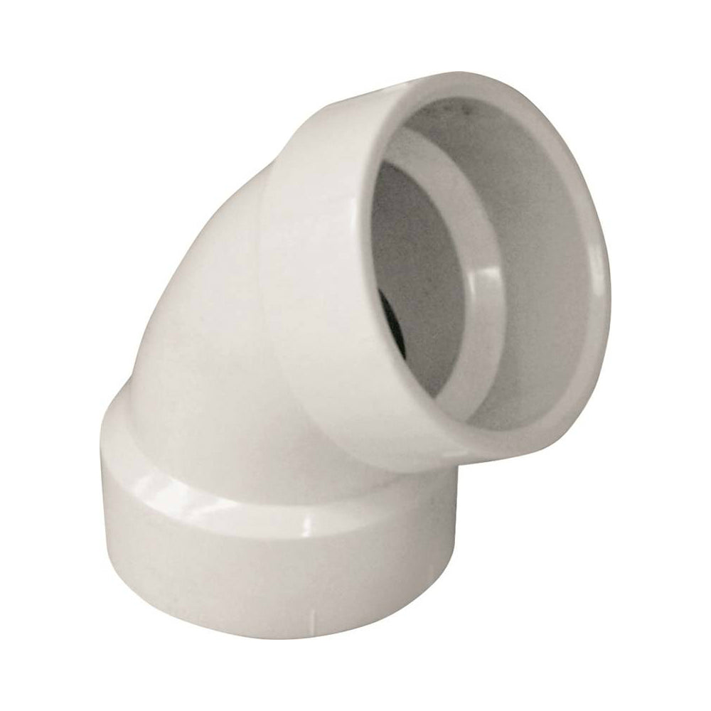 Genova 192603L 700 Series 60 Degree Drain Pipe Elbow, 3 in Hub