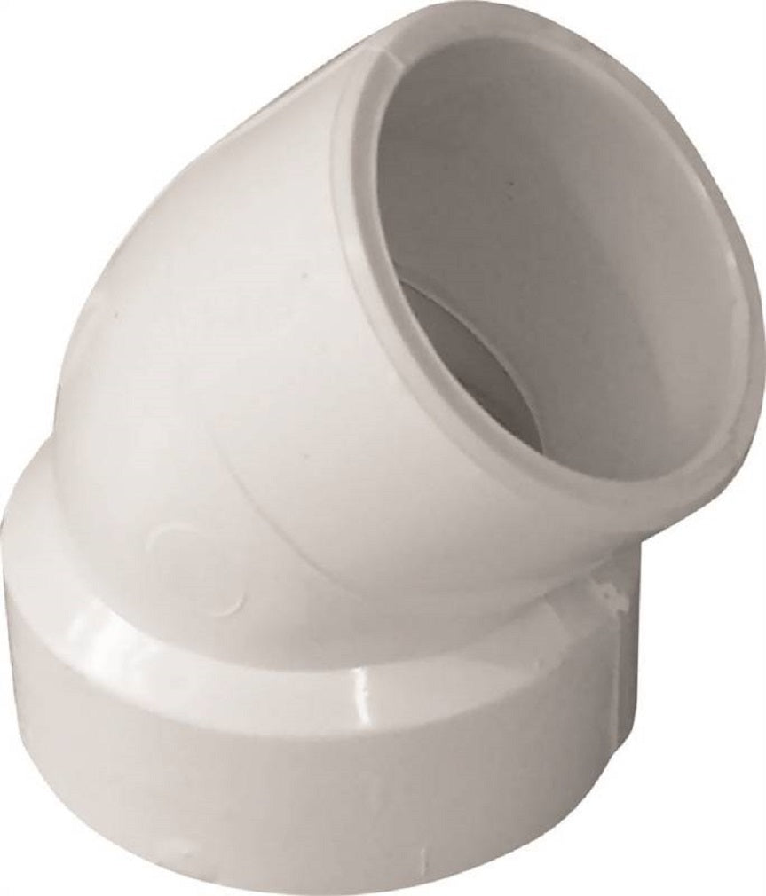 Genova 192421P Street Pipe Elbow, 45 Degrees, 1.5 Inch