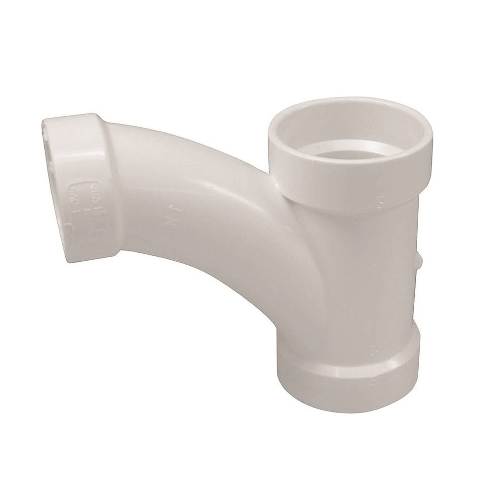 Genova 194337 Pipe Tee-Wye, 4 Inch x 4 Inch x 2 Inch