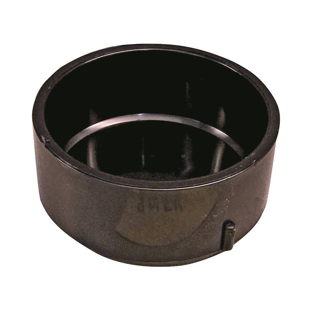 Genova 103083SBC 800 Series Pipe Cap, Black, 3 in