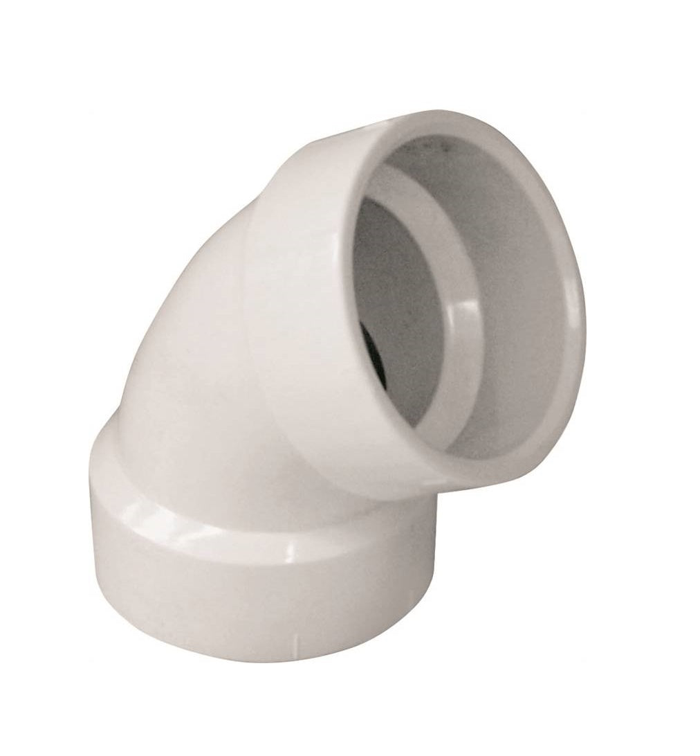 Genova 192604 700 Series 60 Degree Drain Pipe Elbow, 4 Inch