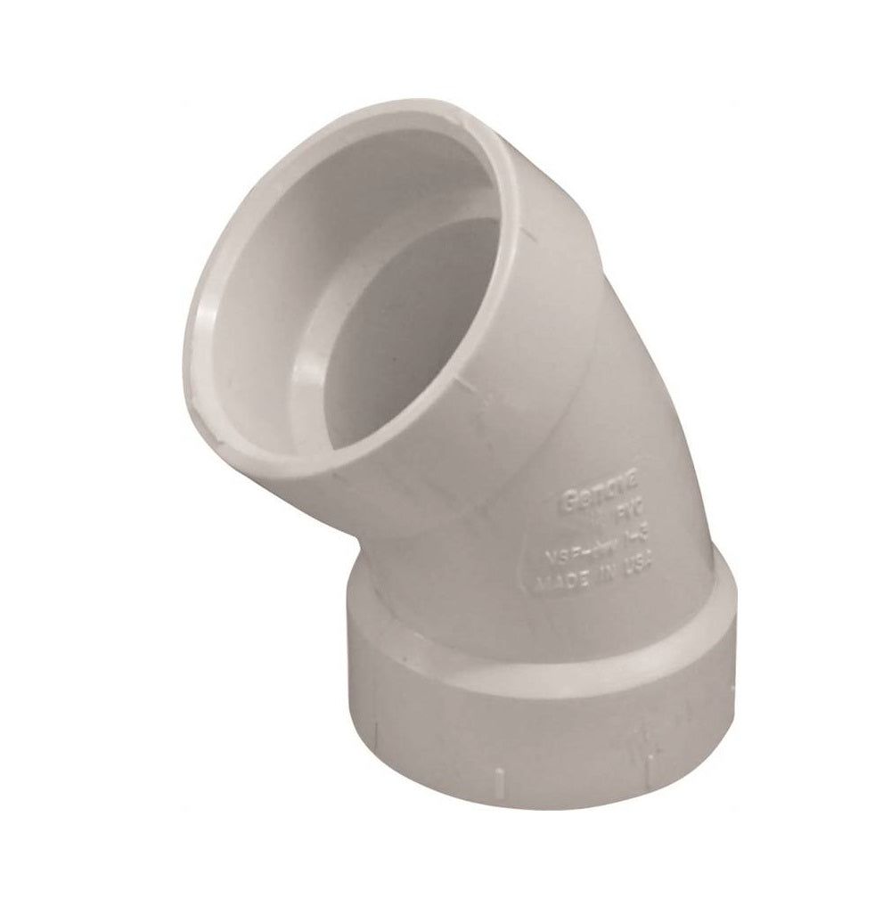 Genova 192502 700 Series 45  Degree Drain Pipe Elbow, 2 in