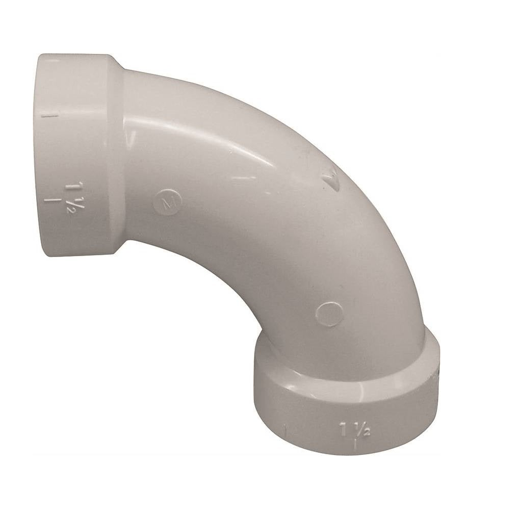 Genova 192279 700 Series 90 Degree Drain Pipe Elbow, 4 in