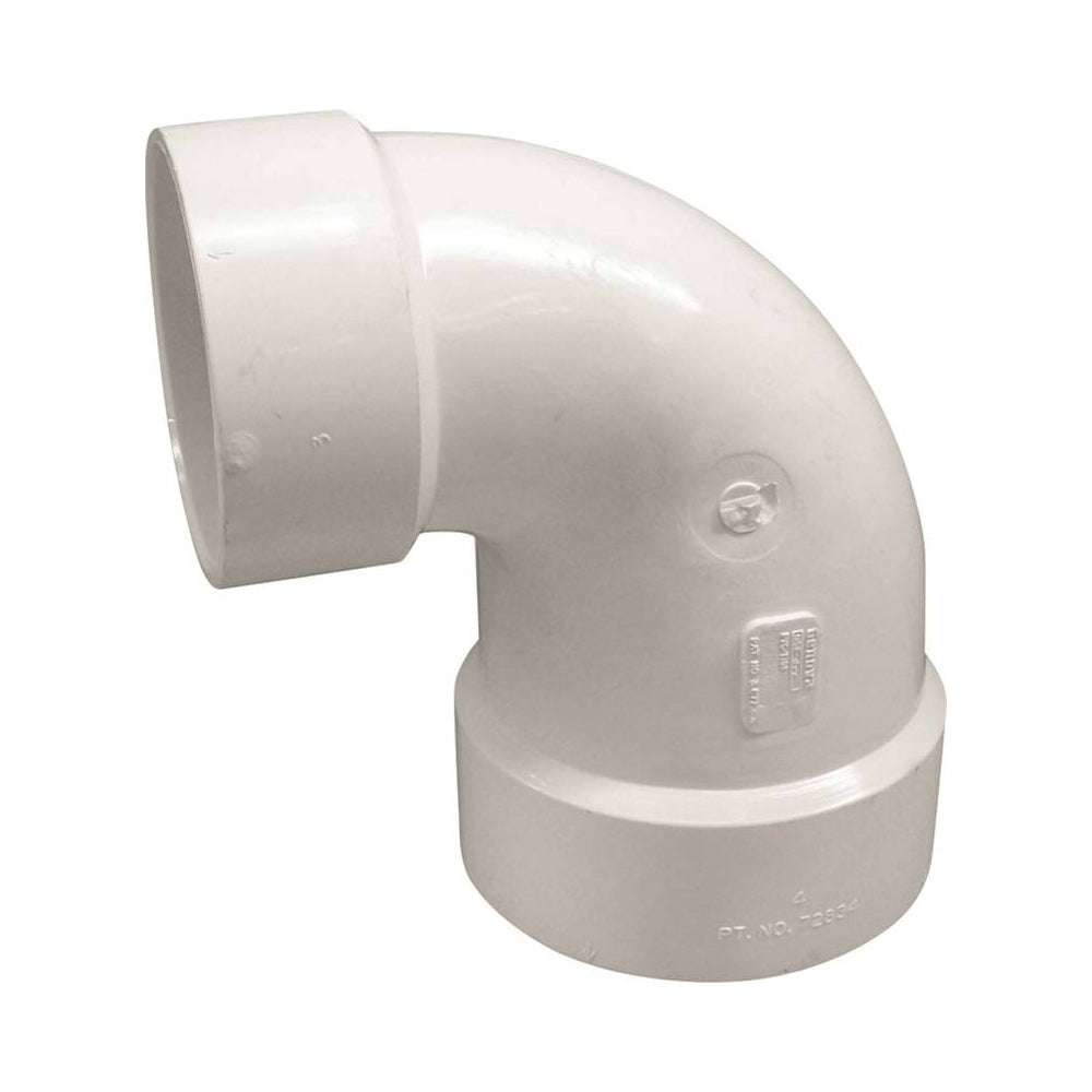 Genova 192223 Reducing Closet Bend Elbow, White, PVC