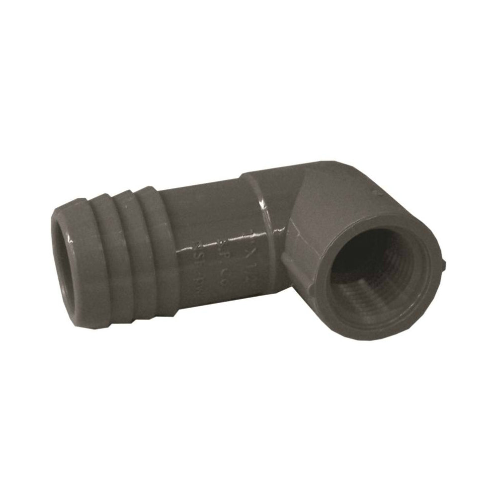 Genova UPVCFRE-1005 Insert Elbow, 1 in Insert x 1/2 in FIP, 200 PSI