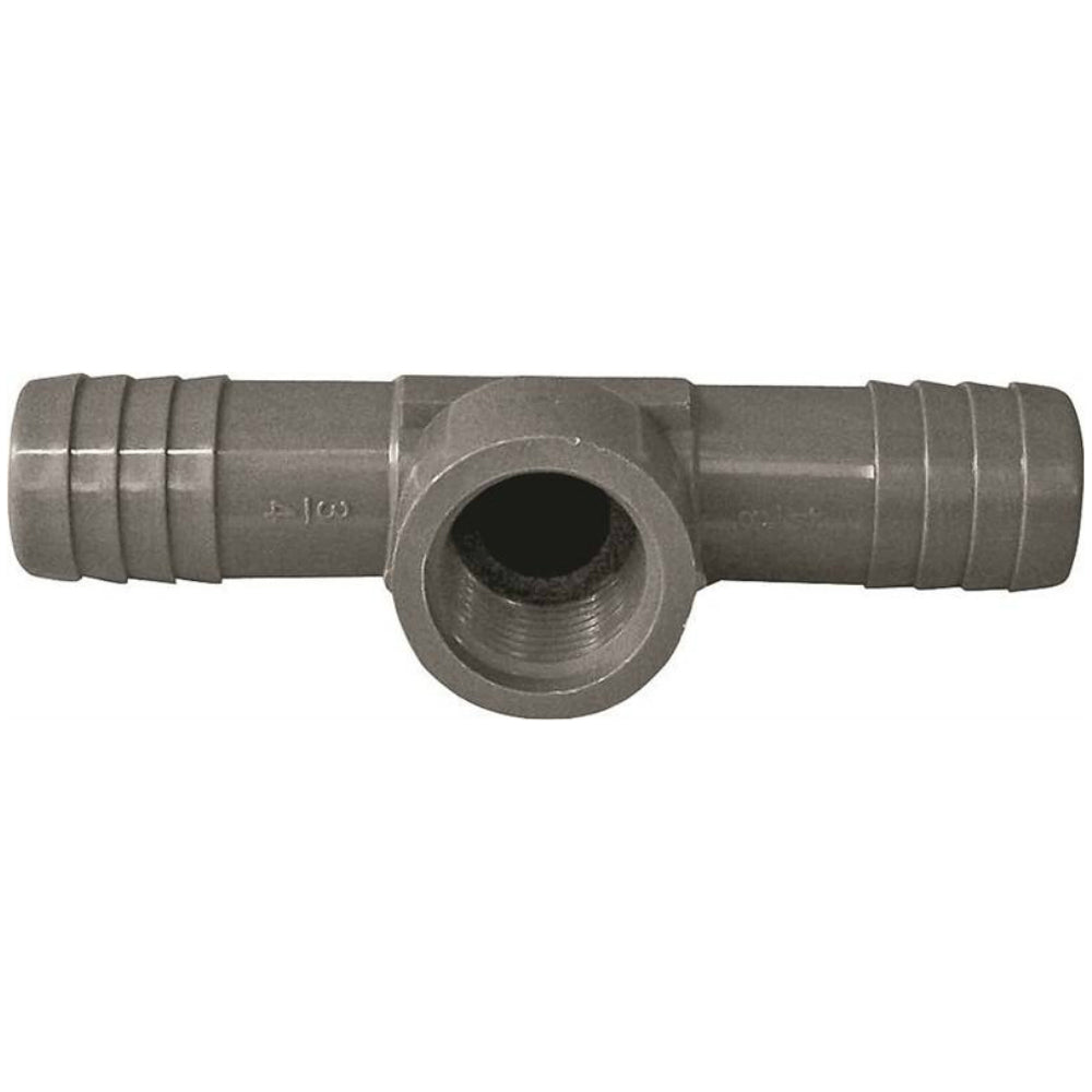 Genova UPVCFRT-101007 Combination Insert Pipe Tee, 1 in Insert x 1 in Insert x 3/4 in FIP