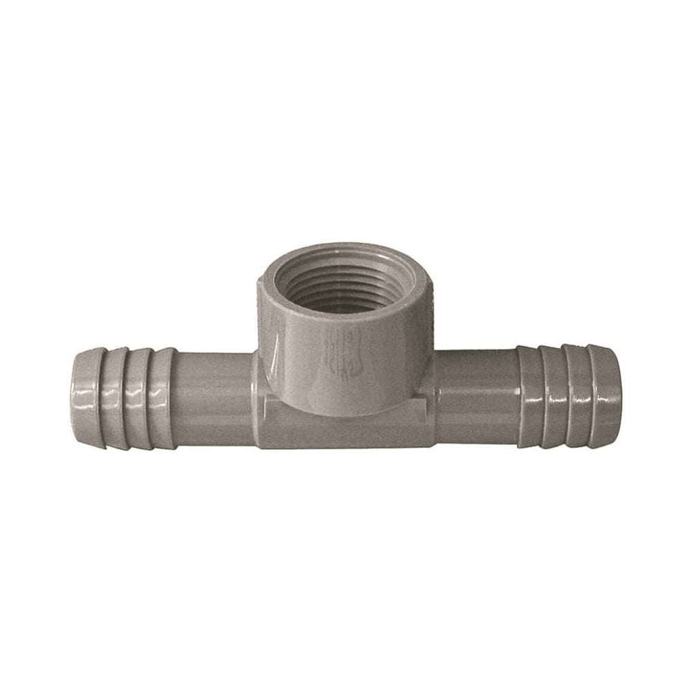 Genova UPVCFT-15 Insert Pipe Tee, 1-1/2 in Insert x Insert x FIP, 200 PSI