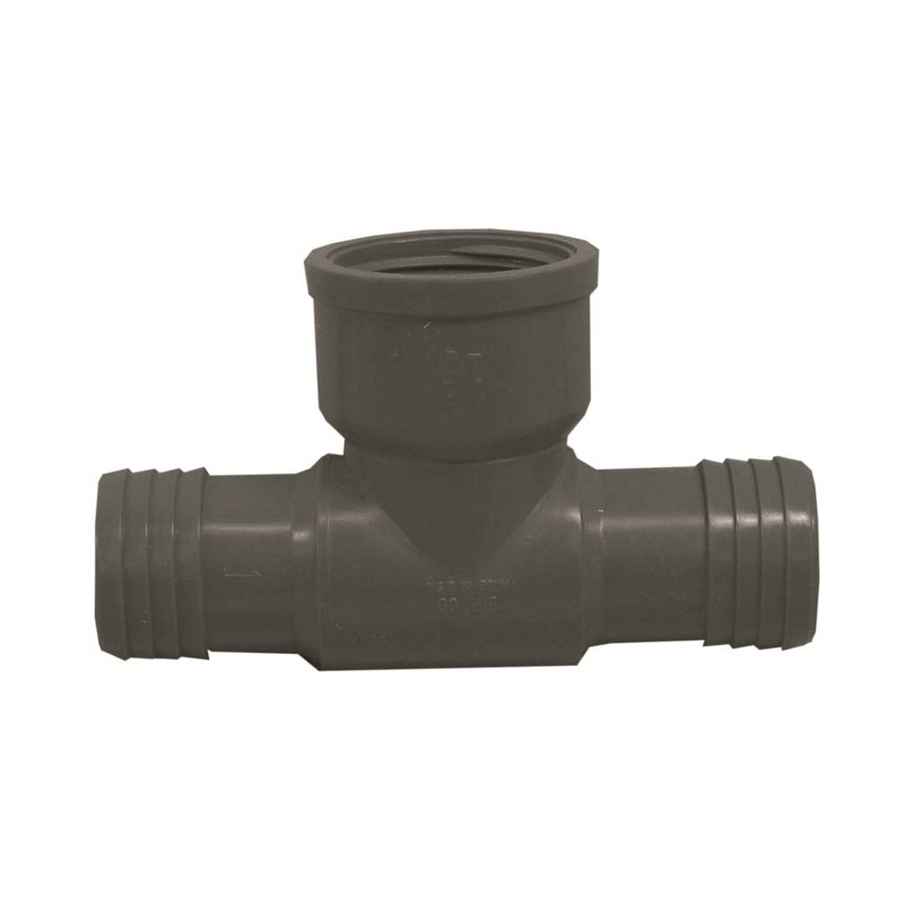 Genova UPVCFT-12 Insert Pipe Tee, 1-1/4 in Insert x Insert x FIP, 200 PSI