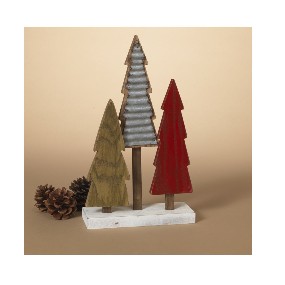 Gerson 2591070 Christmas Holiday Trees, 12 Inch