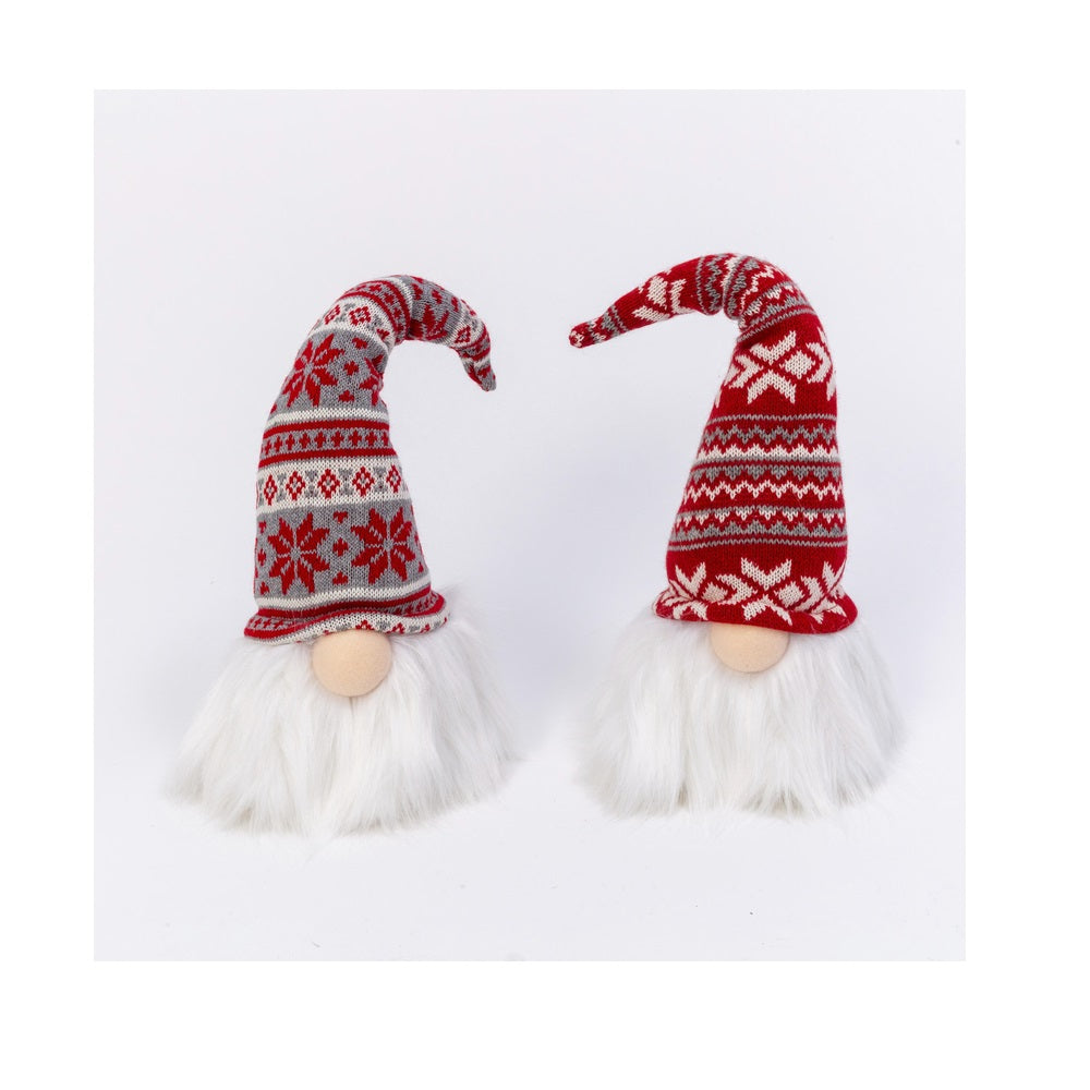 Gerson 2535110 Gnome Figurine Christmas Decor, Multicolored