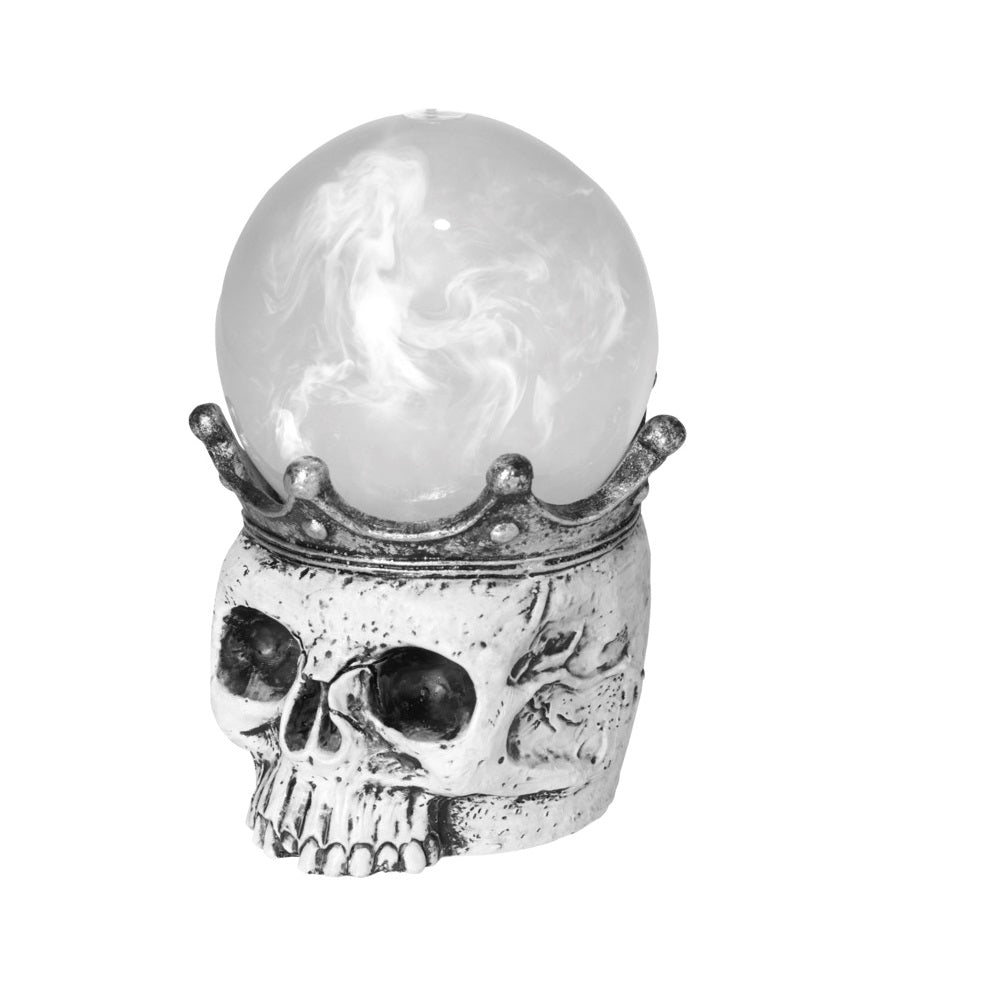 Gerson 2535750 Smoky Water Halloween Globe Skull, 7.5 Inch