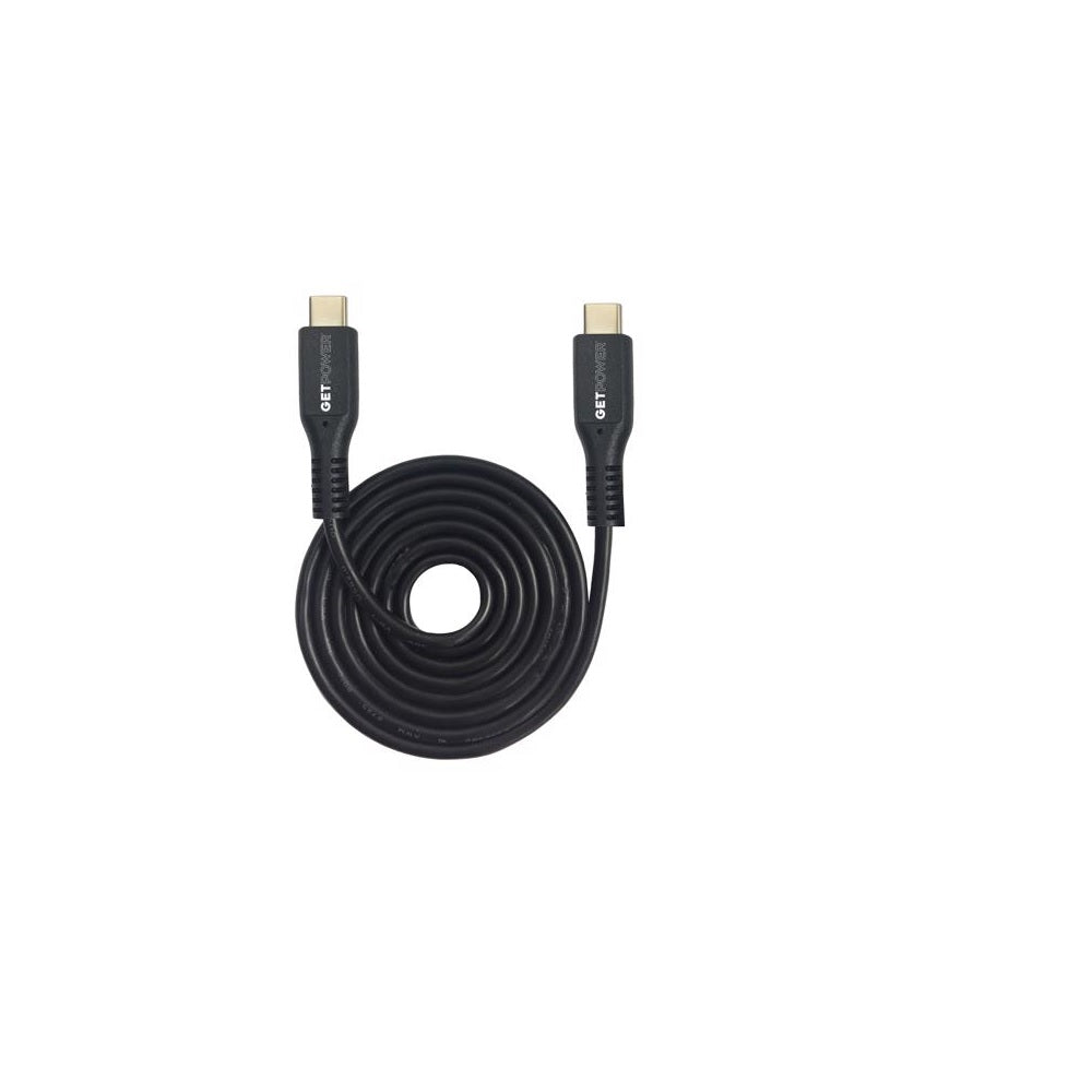 GetPower GP-USBC-USBC Hi-Speed USB Charge/Sync Cable, Black