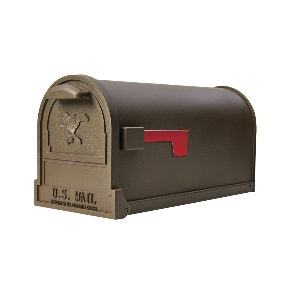 Gibraltar Mailboxes AR15T0AM Arlington Rural Mailbox, Galvanized Steel