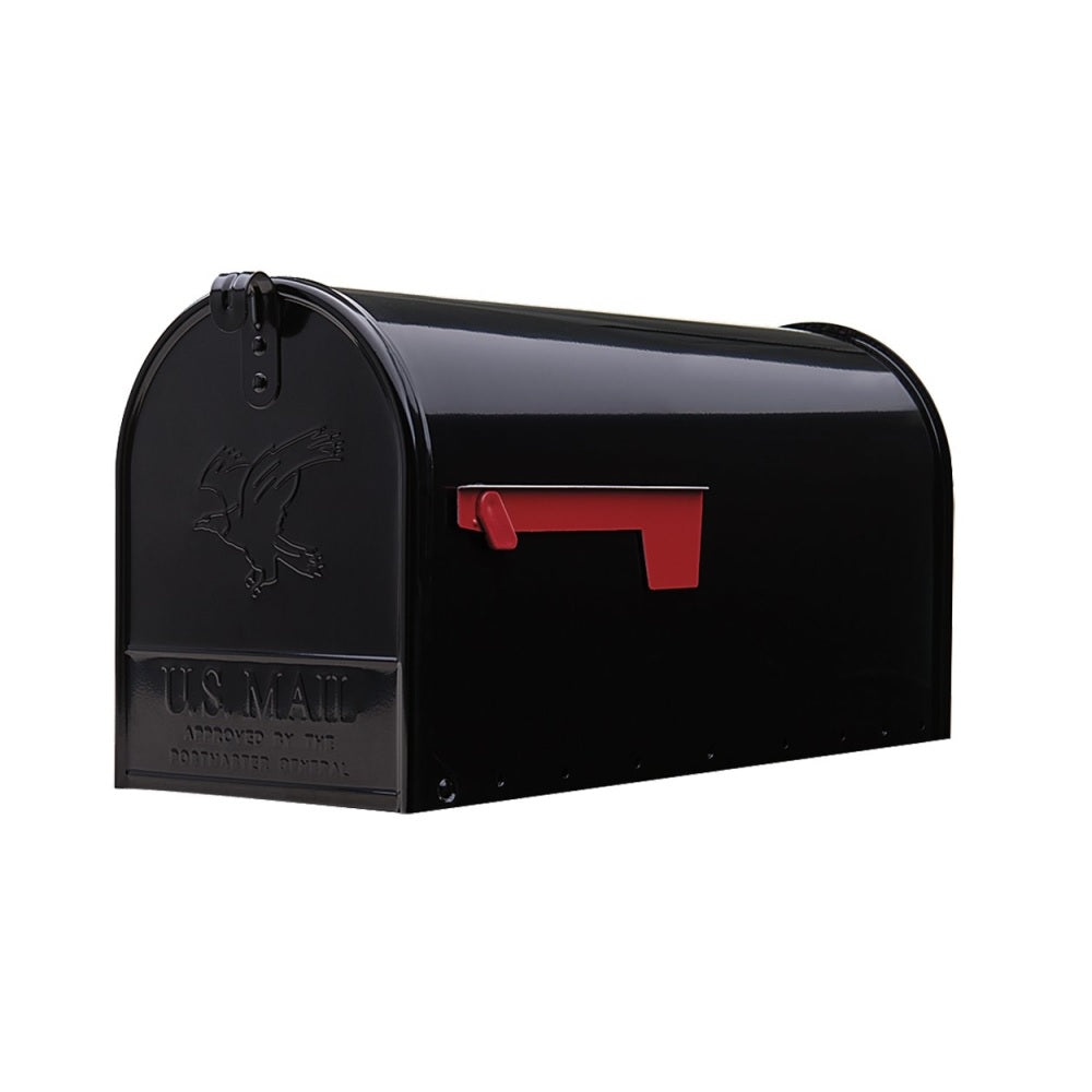 Gibraltar Mailboxes E1600BAM Elite Rural Mailbox, Galvanized Steel