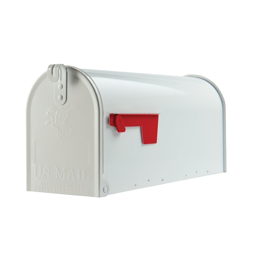 Gibraltar Mailboxes E1100WAM Elite Rural Mailbox, Galvanized Steel