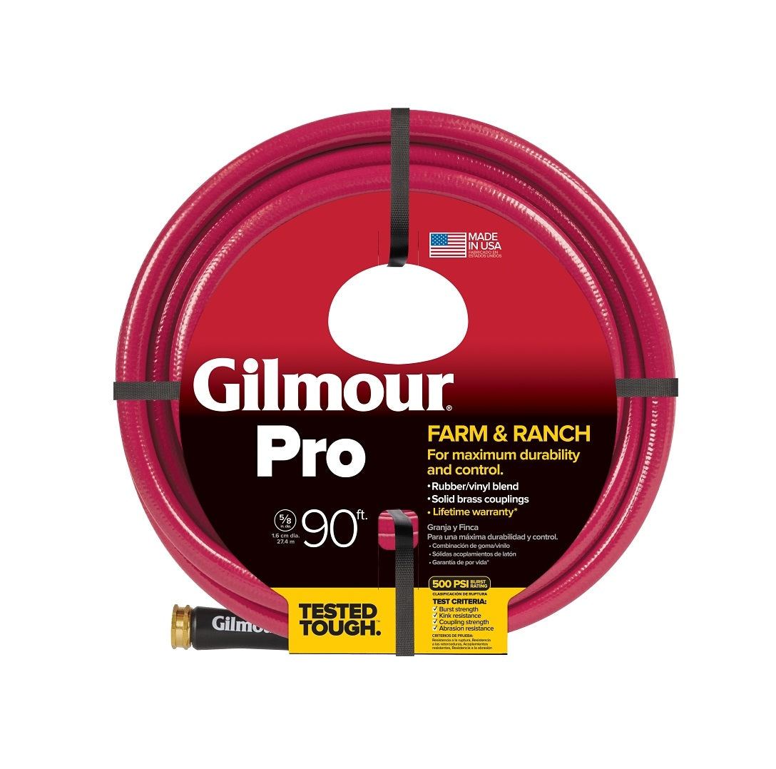 Gilmour 829901-1001 Farm And Ranch Hose, 90 Feet, Rubber