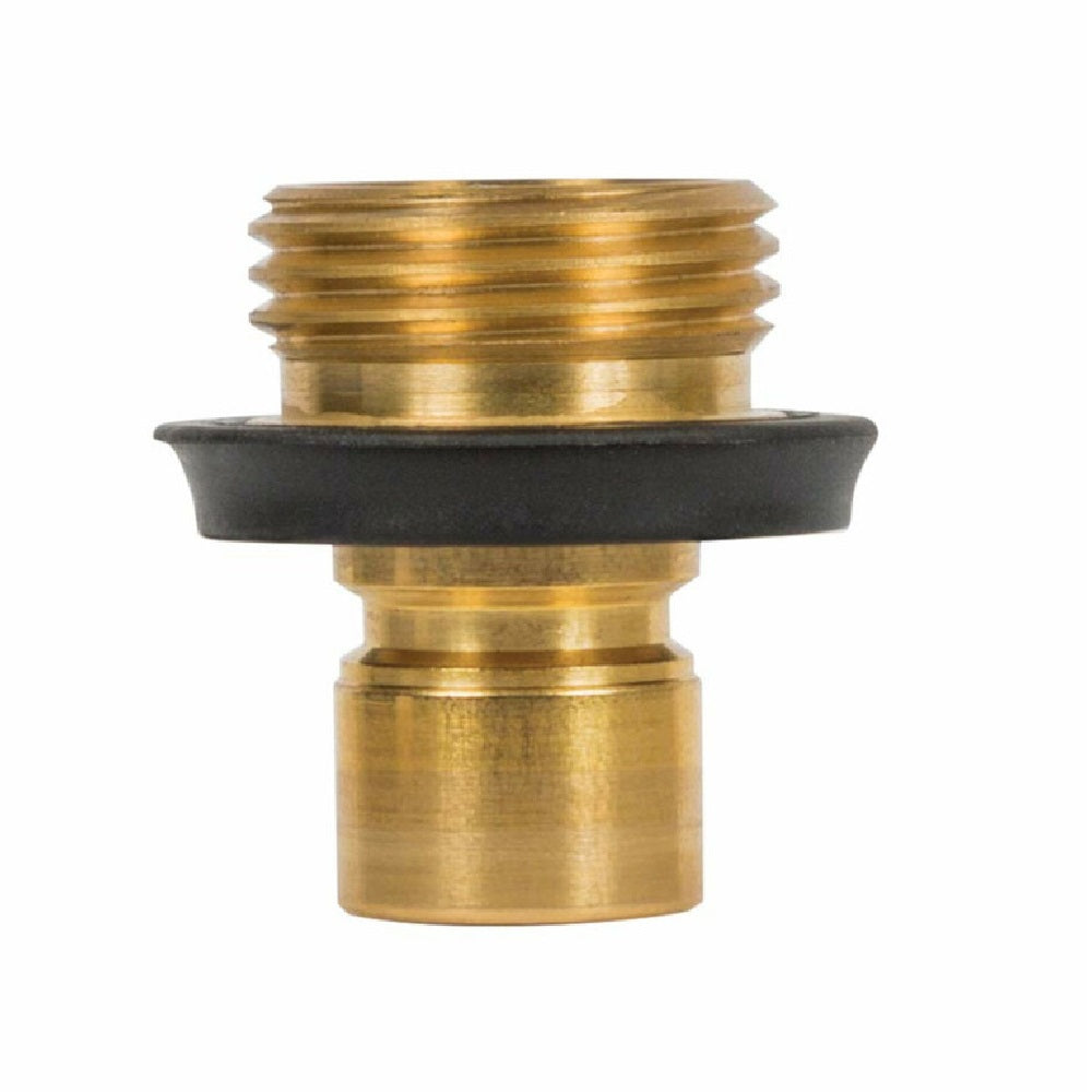 Gilmour 871514-1001 Heavy Duty Threaded Male Quick Connector, Brass