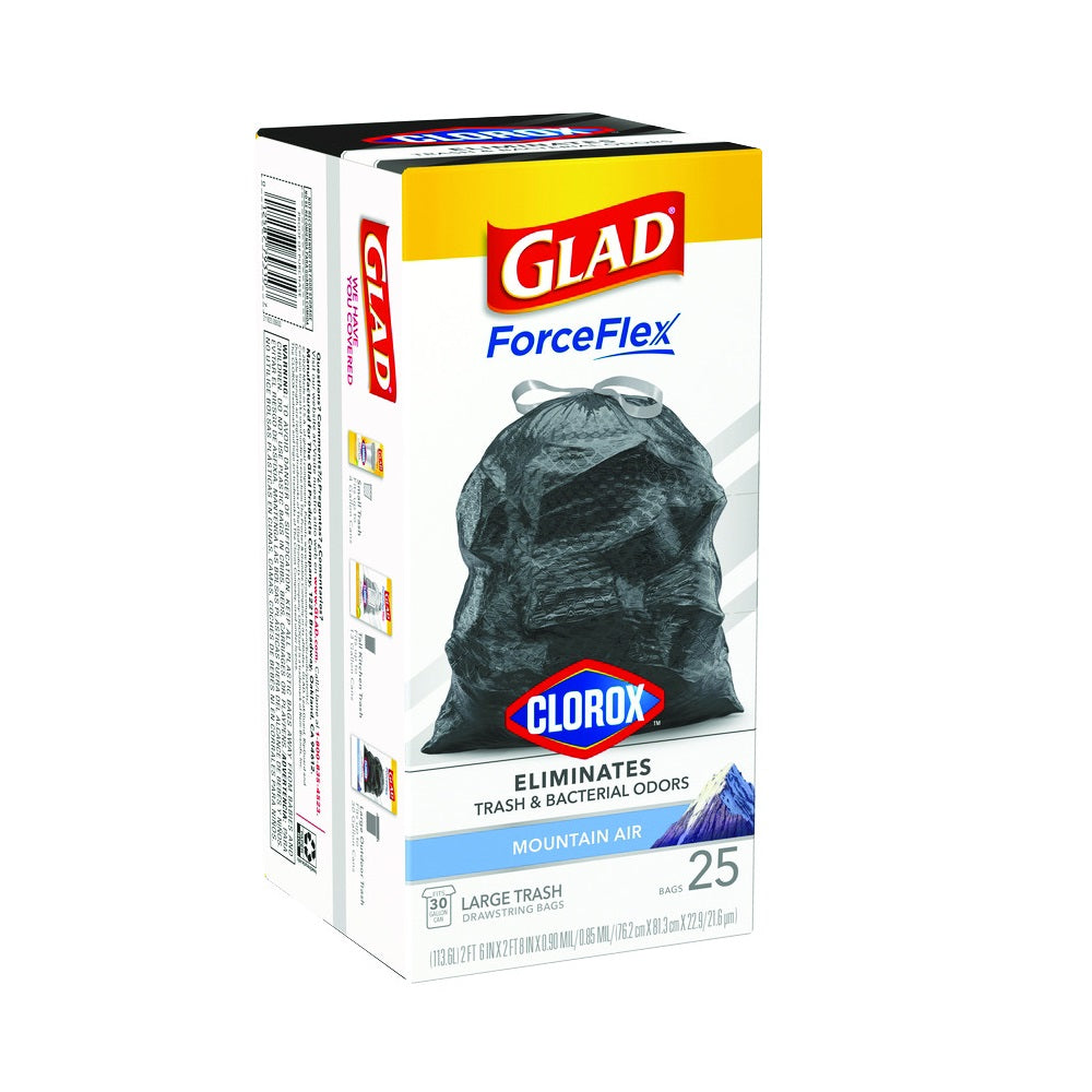 Glad 79310 Force Flex Trash Bags, 30 Gallon Capacity