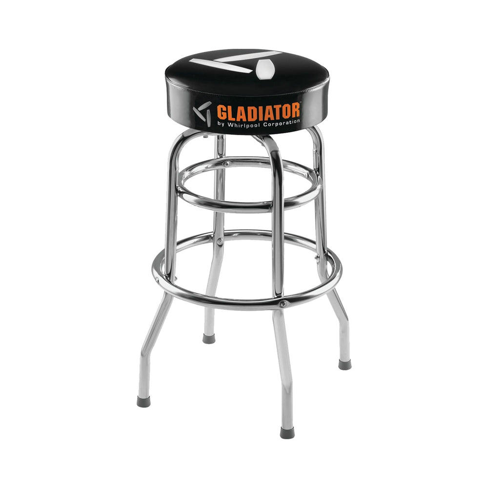 Gladiator GAAC30STJB Workbench Stool, 300 lb Capacity, Black