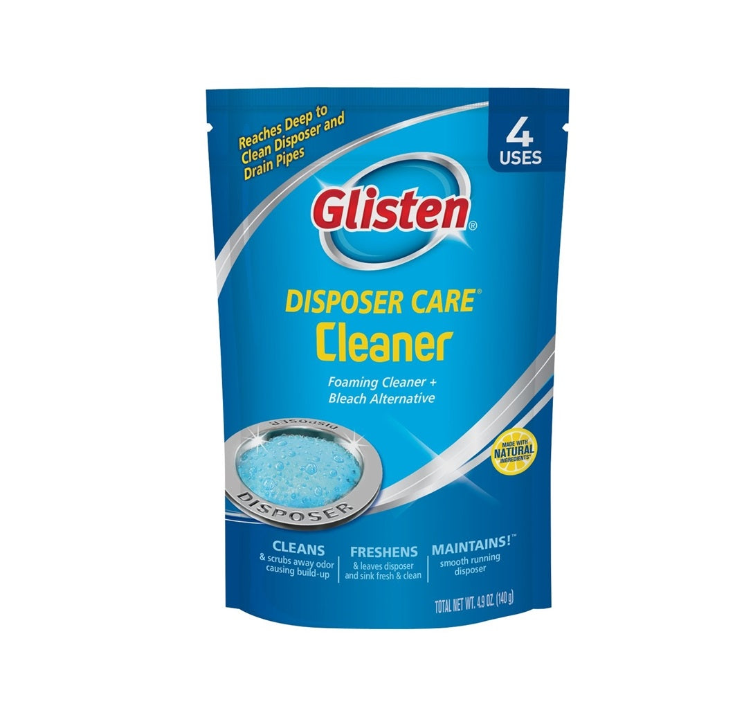 Glisten DP06N-PB Garbage Disposal Cleaner, 4.9 Oz, Pk/4