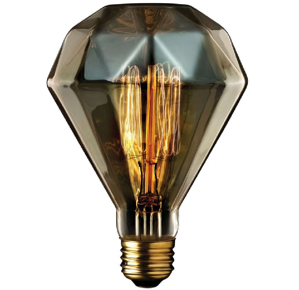 Globe 84644 Diamante BR30  Incandescent Bulb, Amber, 40 W