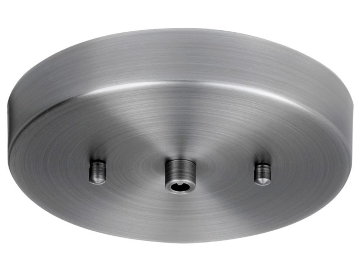 Globe Electric 60746 Pendant Canopy, Brushed Nickel