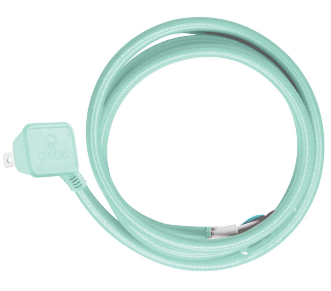 Globe Electric 60688 Pendant Light Cord, 15', Mint