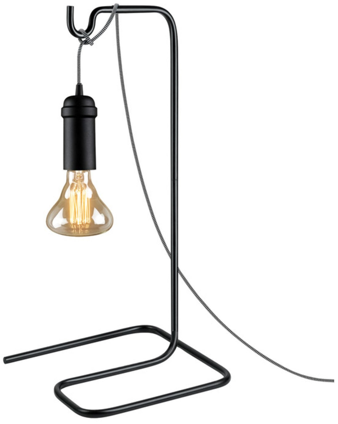 Globe Electric 65749 Pendant Light Table Stand, Matte, Black