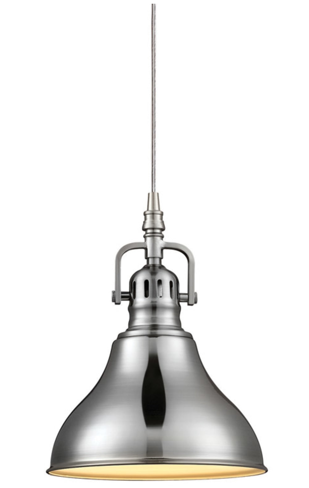 Globe Electric 65293 Pendant Light, Brushed Nickel