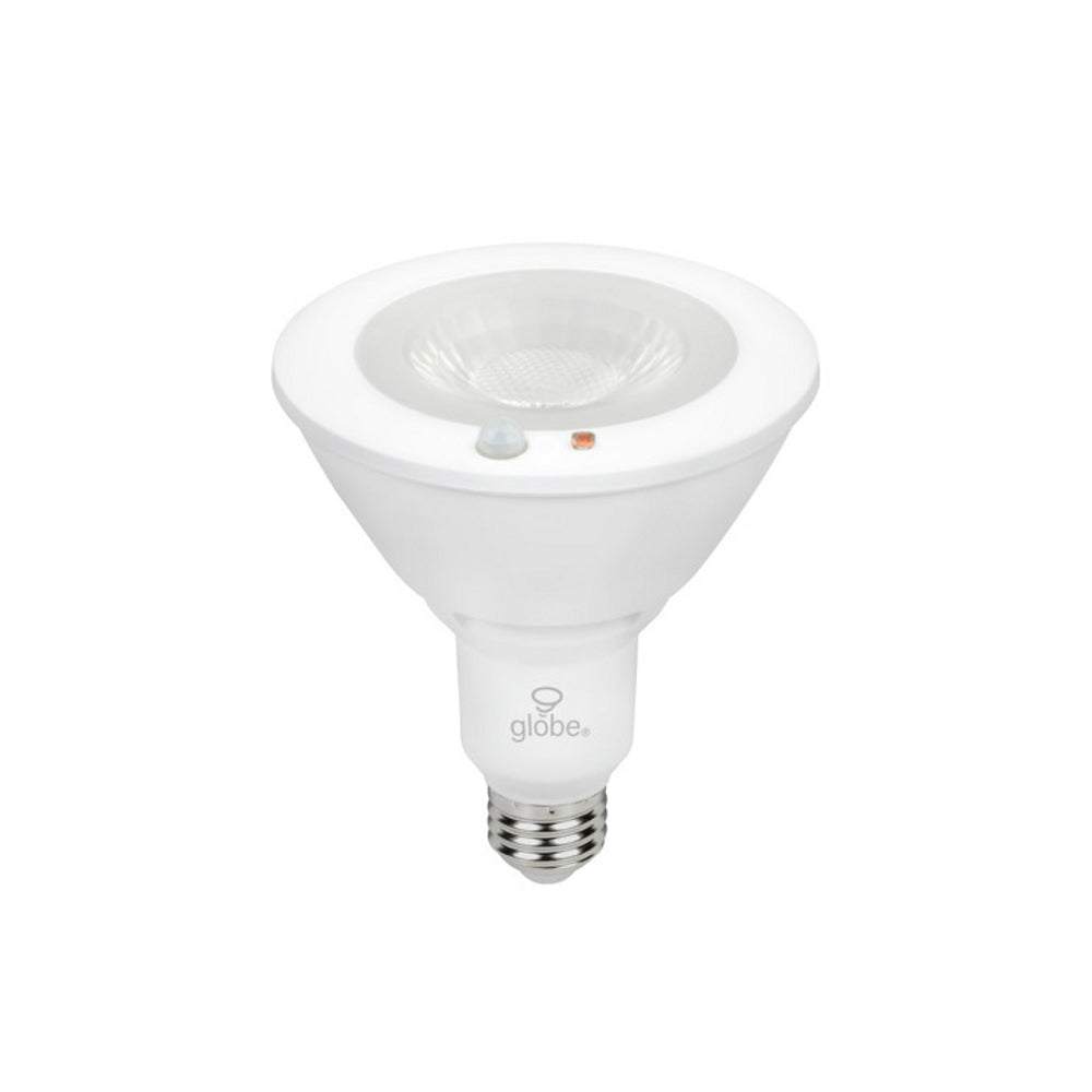Globe 30359 PAR38 LED Motion Activated Bulb, White, 3000 K
